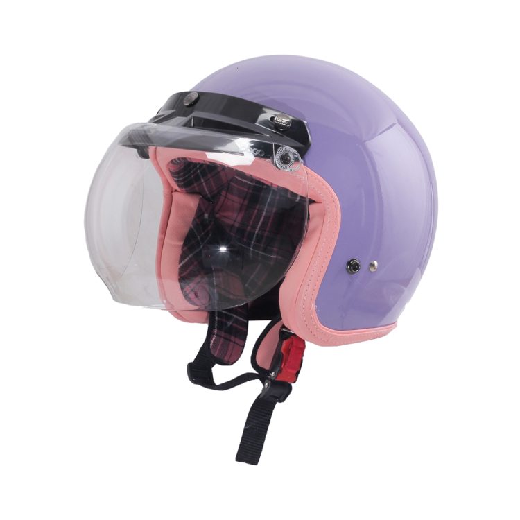 Rosa Flannel Purple Pastel + Visor Bogo - Gambar 2