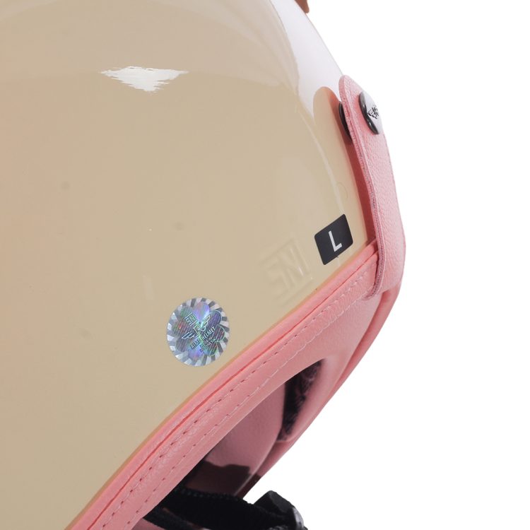 Rosa Flannel Krem Pastel + Visor Bogo - Gambar 7