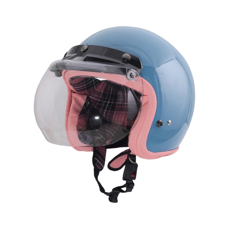 Rosa Flannel Blue Pastel + Visor Bogo - Gambar 2