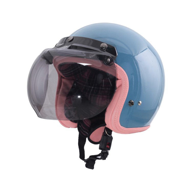 Rosa Flannel Blue Pastel + Visor Bogo - Gambar 3