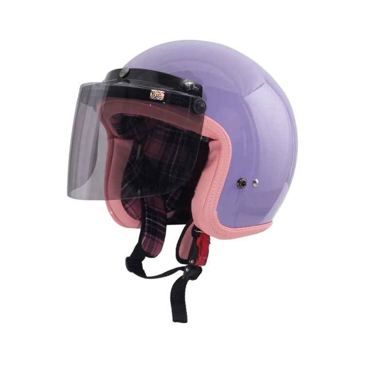Rosa Flannel Purple Pastel + Visor Bogo - Gambar 4