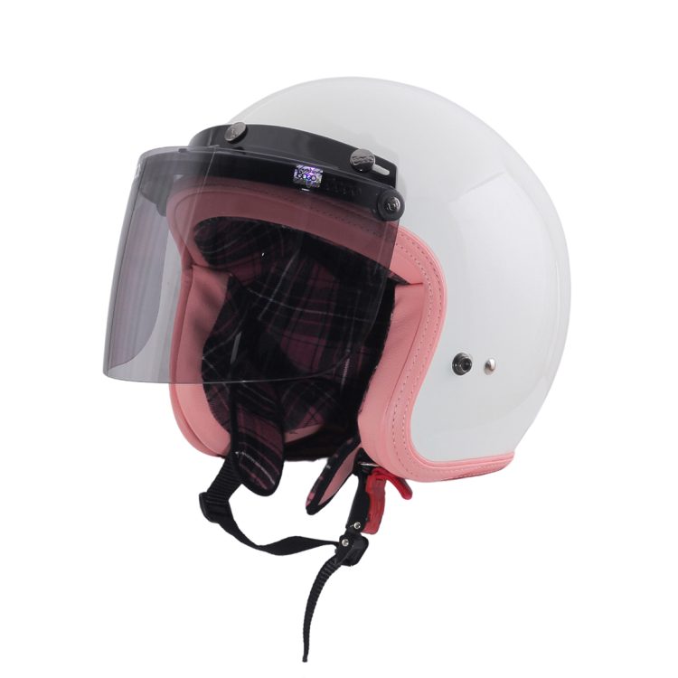Rosa Flannel White Pastel + Visor Bogo - Gambar 5