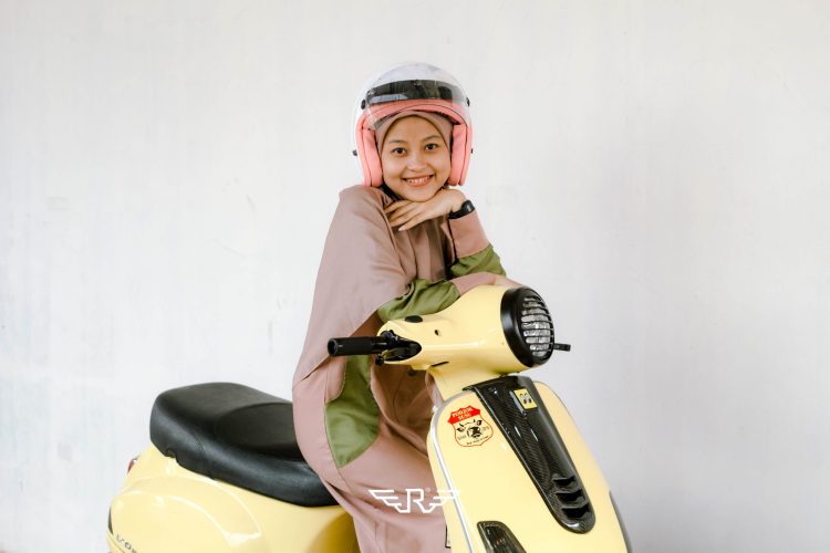Rosa Flannel White Pastel + Visor Bogo - Gambar 13