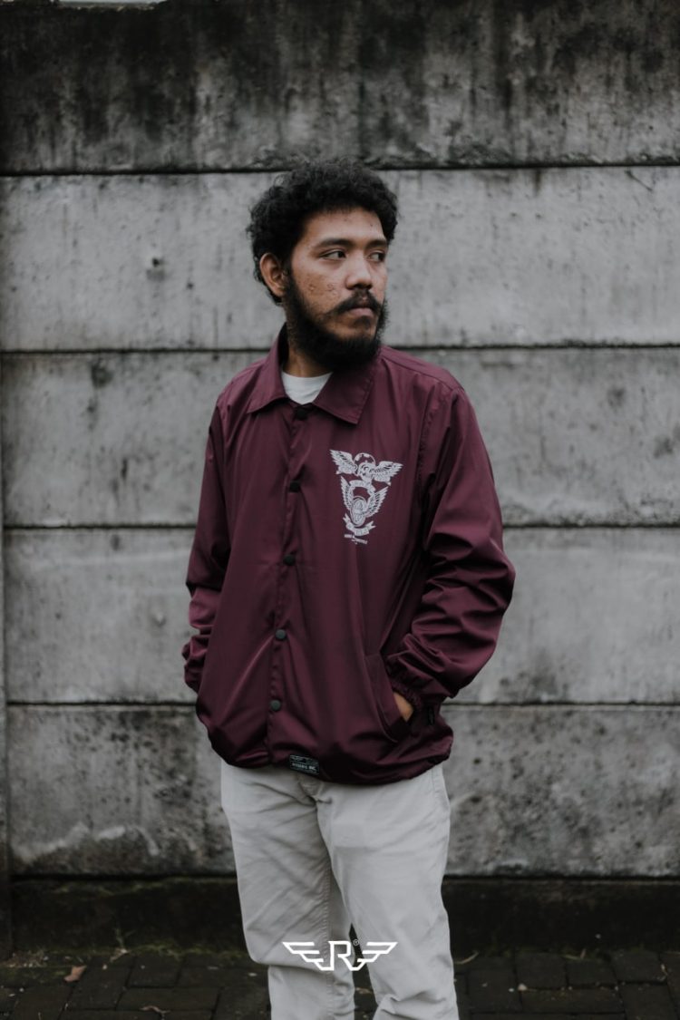Jacket Mogos Maroon - Gambar 11