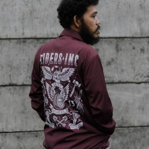 Jacket Mogos Maroon - Gambar 12
