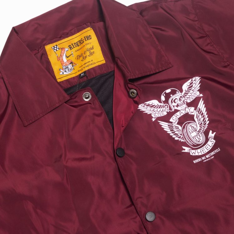 Jacket Mogos Maroon - Gambar 3