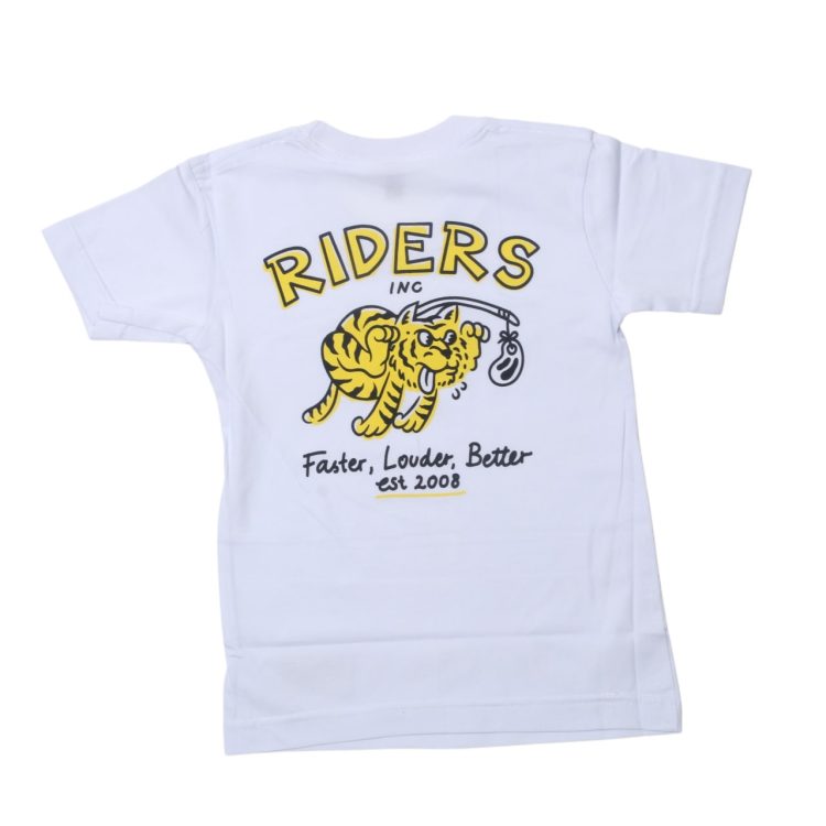 Kids Tshirt Faster White - Gambar 6