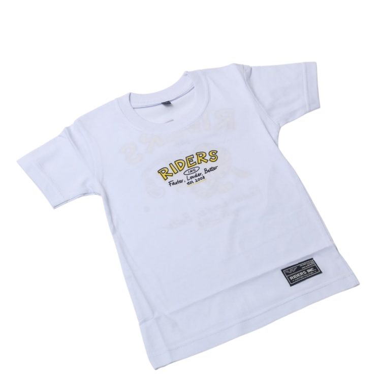 Kids Tshirt Faster White