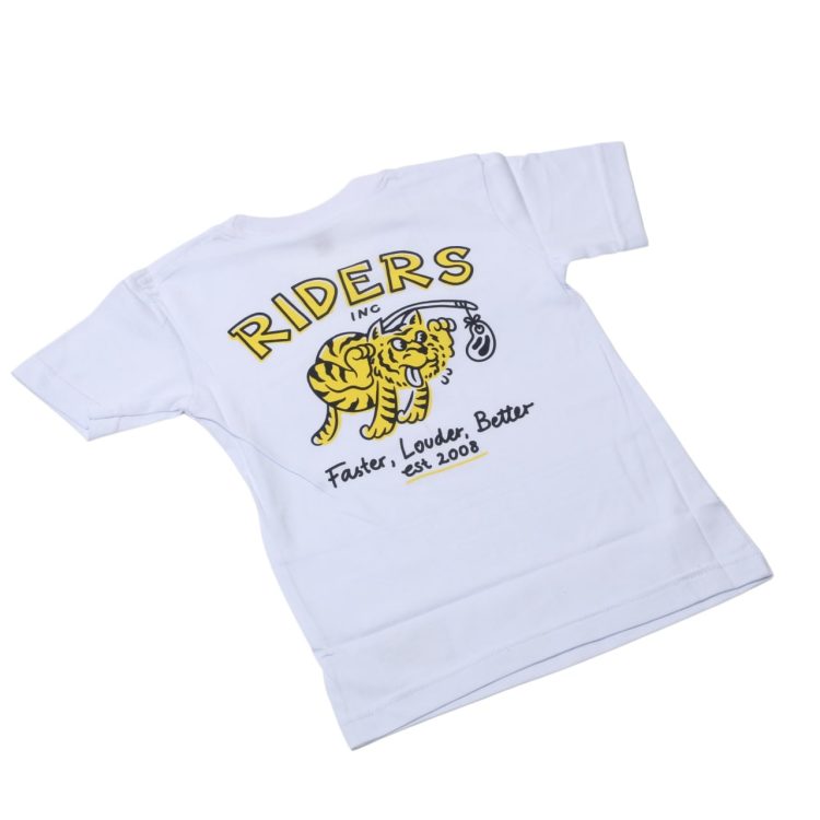 Kids Tshirt Faster White - Gambar 5