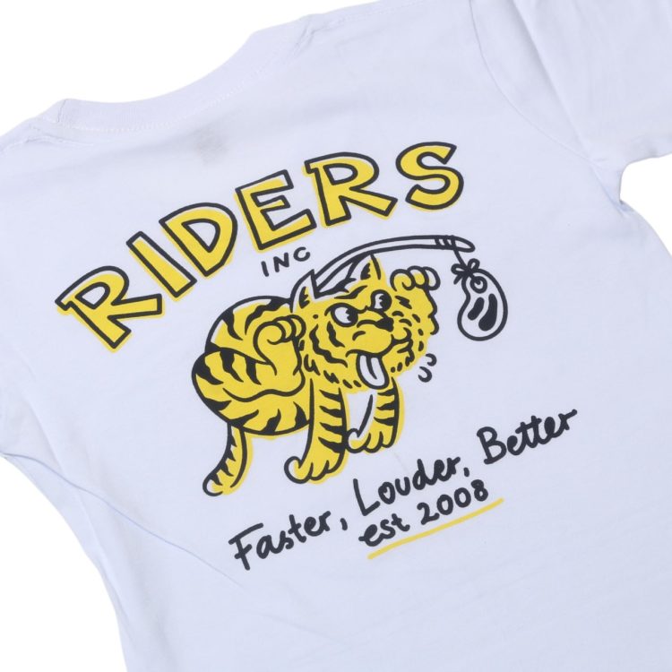 Kids Tshirt Faster White - Gambar 3
