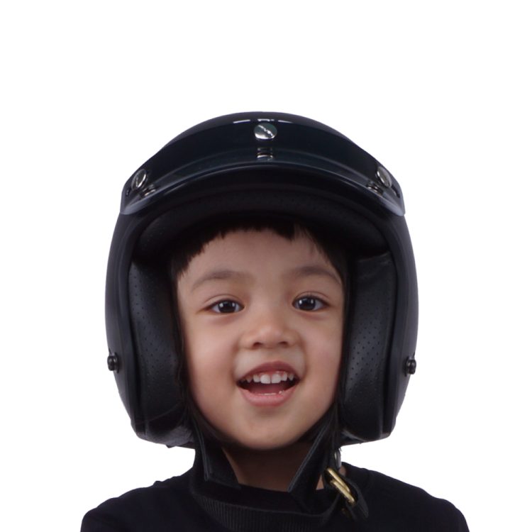 Kids Helmet Doja Matte Black - Gambar 9