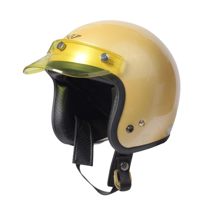 Kids Helmet Doja Beige Glossy - Gambar 4