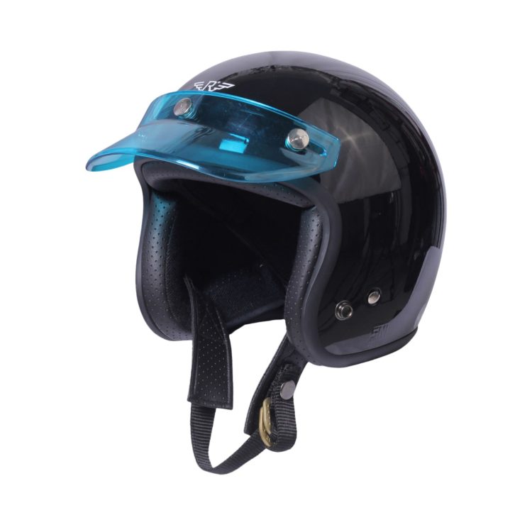Kids Helmet Doja Black Glossy - Gambar 2