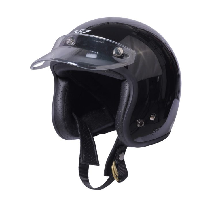 Kids Helmet Doja Black Glossy - Gambar 3