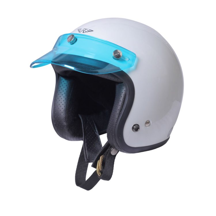 Kids Helmet Doja White Glossy - Gambar 4
