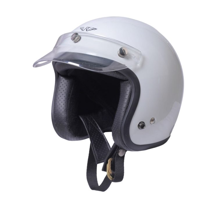 Kids Helmet Doja White Glossy - Gambar 5