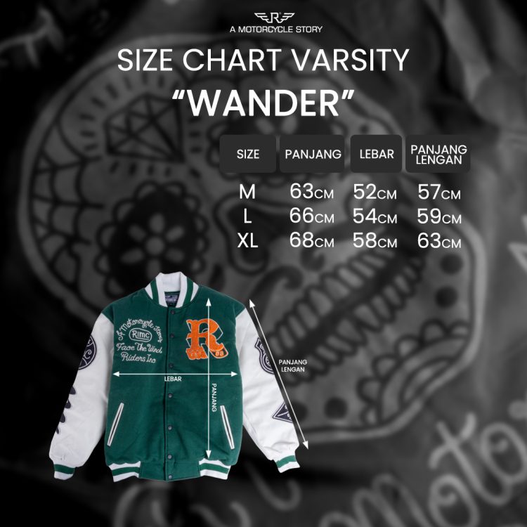 Jacket Varsity Wander - Gambar 24