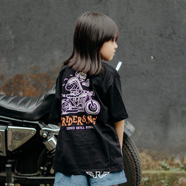 Kids Tshirt Zero Black - Gambar 3