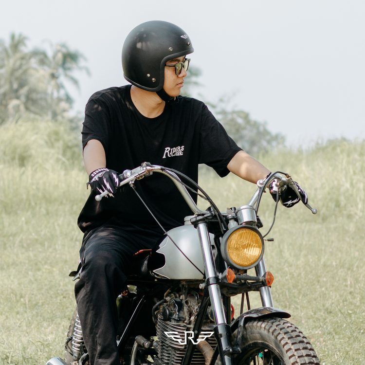 RIMC Slim Helmet 500-TX Matte Black - Gambar 9