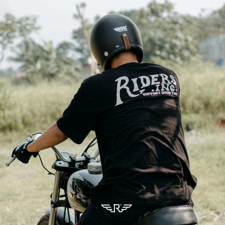 RIMC Slim Helmet 500-TX Matte Black - Gambar 8
