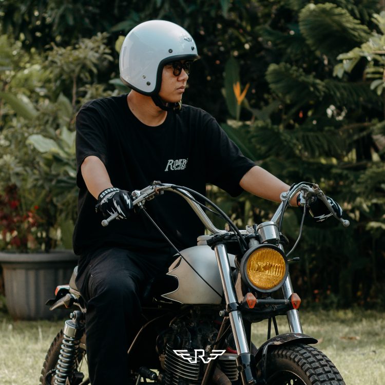 RIMC Slim Helmet 500-TX White Glossy - Gambar 9