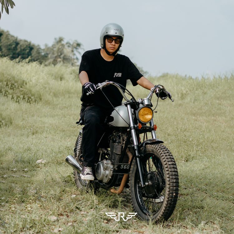 RIMC Slim Helmet 500-TX Silver Glossy - Gambar 8