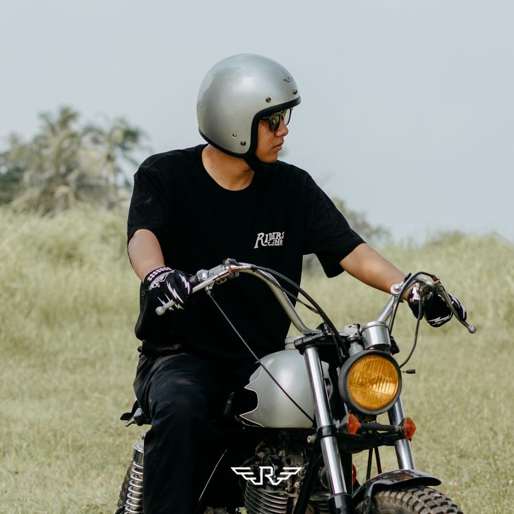 RIMC Slim Helmet 500-TX Silver Glossy - Gambar 9