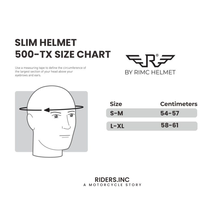 RIMC Slim Helmet 500-TX Silver Glossy - Gambar 7