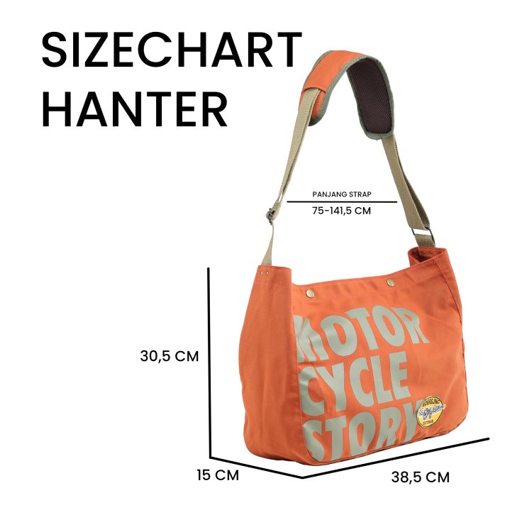 Newspapper bag Tas Slempang RIMC Hanter - Gambar 2