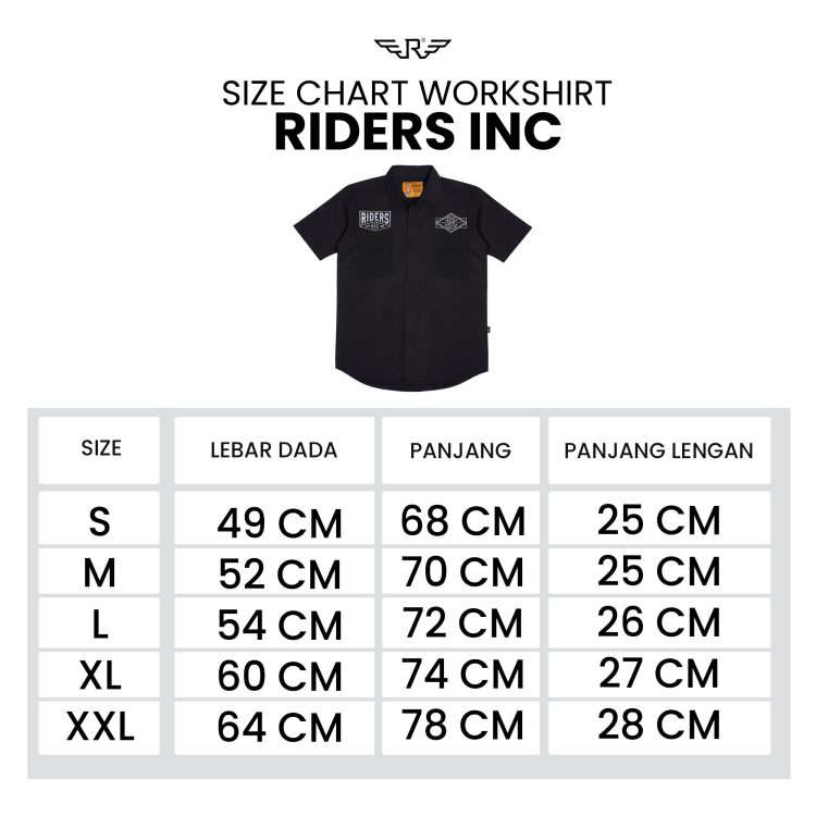 RIMC Workshirt Riders Inc Motorcycle - Gambar 2