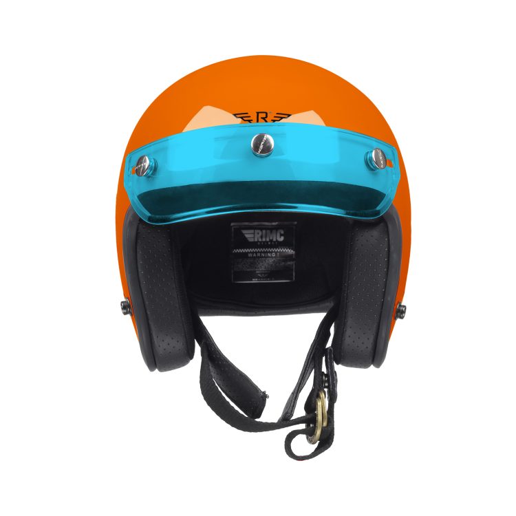 Kids Helmet Doja Orange Glossy - Gambar 15
