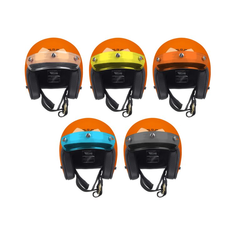 Kids Helmet Doja Orange Glossy - Gambar 9