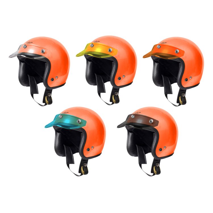 Kids Helmet Doja Orange Glossy - Gambar 4