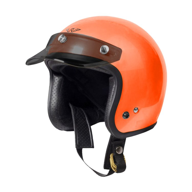 Kids Helmet Doja Orange Glossy - Gambar 5