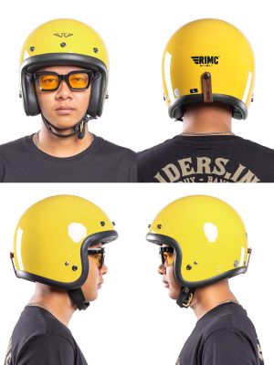 RIMC Helm Doja Yellow Glossy - Image 5