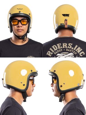 RIMC Slim Helmet 500Tx Beige Glossy - Image 5