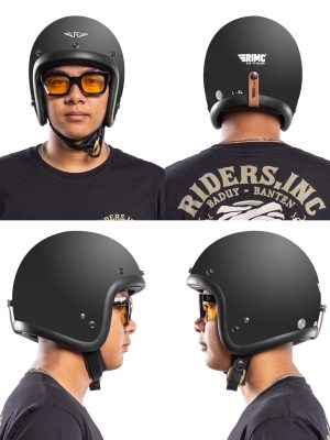 RIMC Slim Helmet 500Tx Black Matte - Image 5
