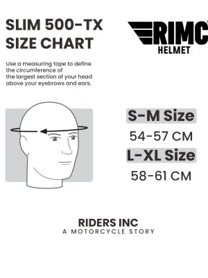 RIMC Slim Helmet 500Tx White Glossy - Image 7