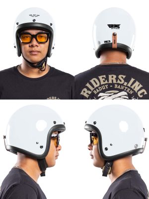 RIMC Slim Helmet 500Tx White Glossy - Image 5