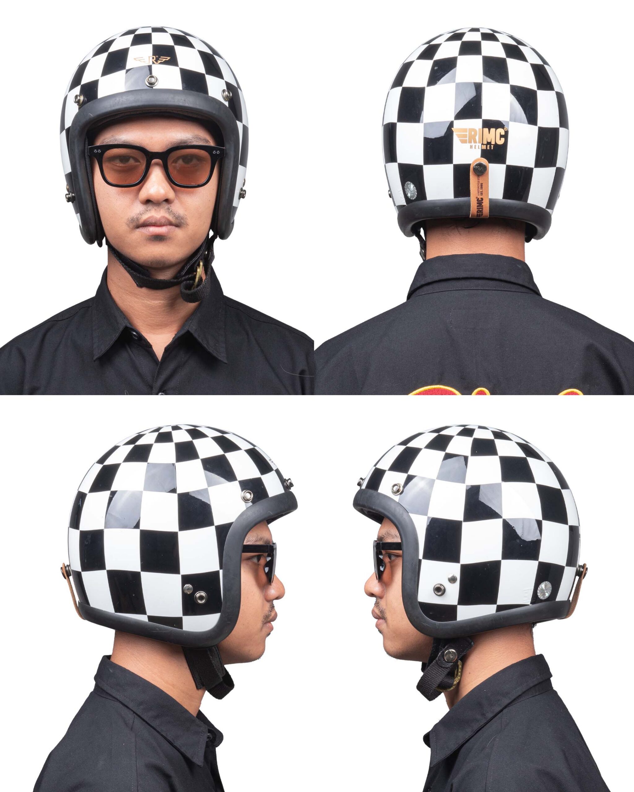 RIMC Slim Helmet 500Tx Checkerboard - Image 6