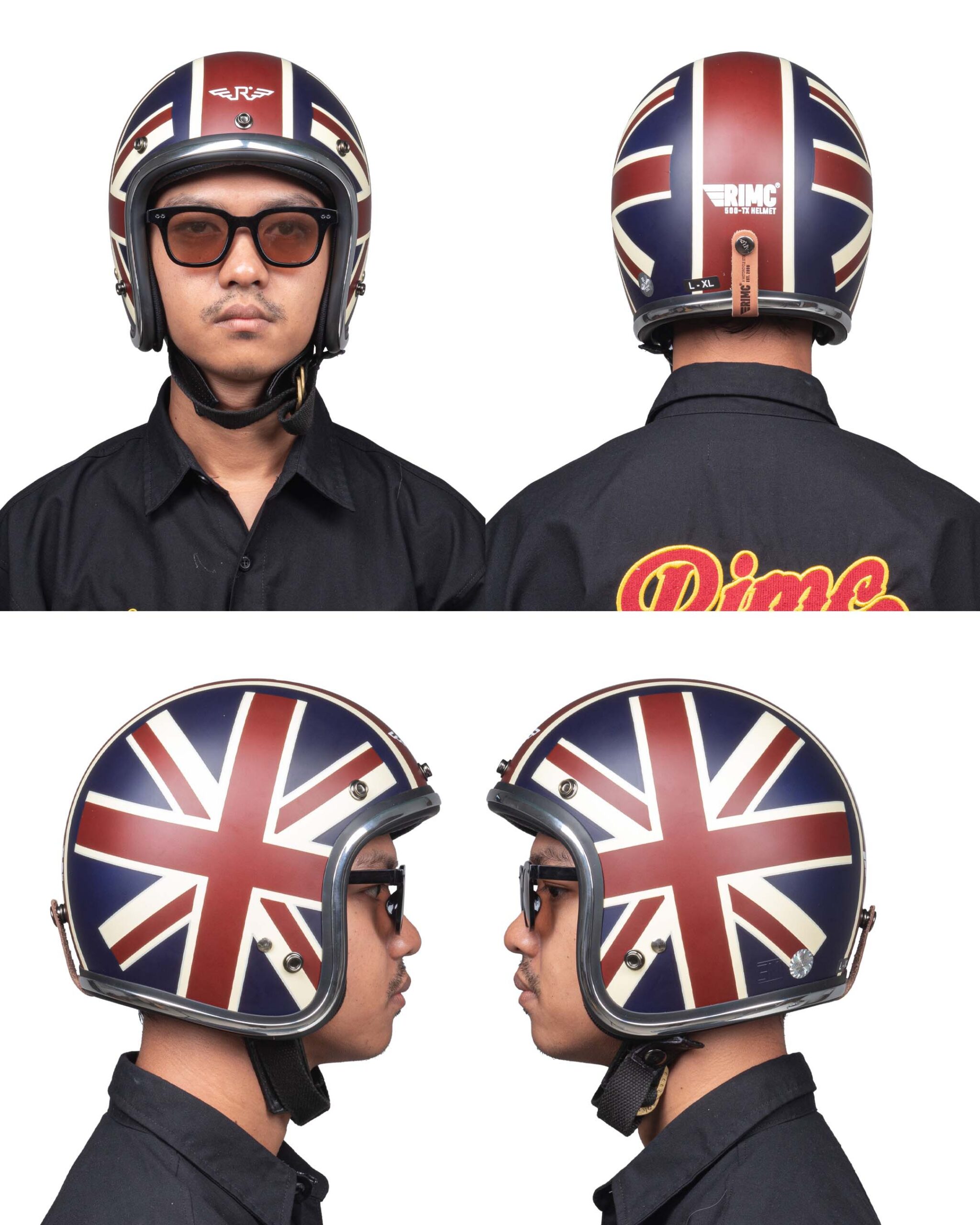 RIMC Slim Helmet 500Tx Unionjack Matte - Image 6